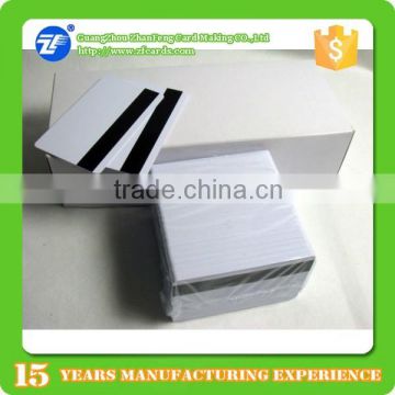 13.56MHz fudan F08 chip blank smart cards pvc cards with 300oe loco magnetic cards