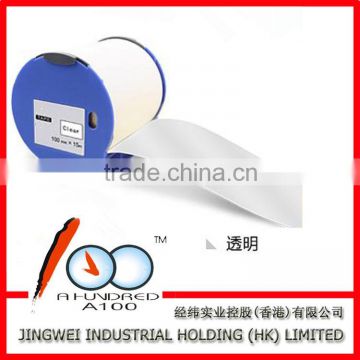 Label cassete for Pro100 Clear ribbon 100mm*15m PT-T1TNA