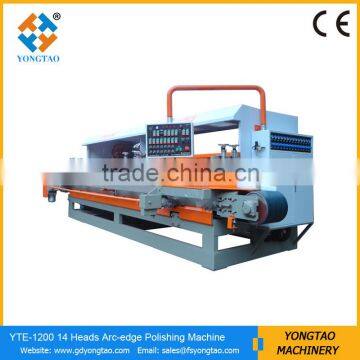 Automatic ceramic tile polishing machine for stair step