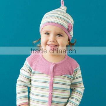 DB845-H dave bella 2014 autumn baby hat infant cap knitted fashion caps and hats