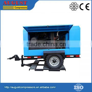 High Quality lubricated portable portable electric screw air compressor