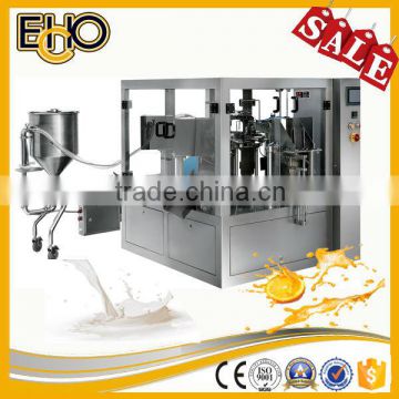CE Approved multipurpose rotary Premade Side Gusset Bag counting full automatic Bone Soup Carousel type packing equipment