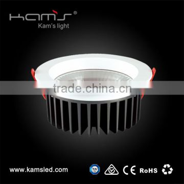 Dimmable suspended light CCT 2700-5000K round COB high quality 15w LED downlight