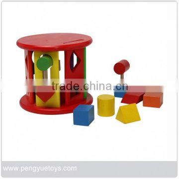 wooden shape sorter,math toys,kids wooden educational toys PY1014