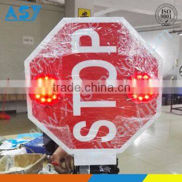 School bus Electric Signal LED Caution Stop Board