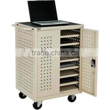 laptop storage and charging cart