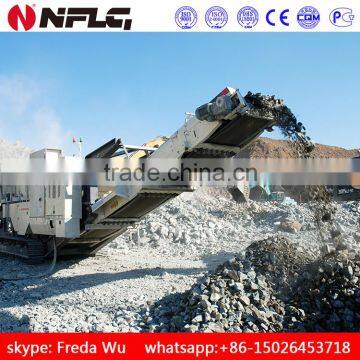 Stone production line crusher mobile and screen for sale