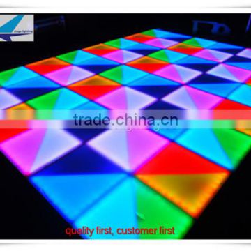 Guangzhou stage lighting factory 432leds rgb tri color used dance floor for sale