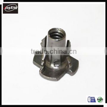 Good price Grade2 5 8 T-Nut Four Prongs, Wholesale Tee Nuts, Furniture T Nuts
