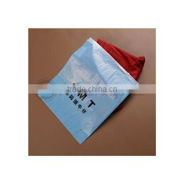 PVC zipper lock polybag slide plastice bag for t-shirt packing in china