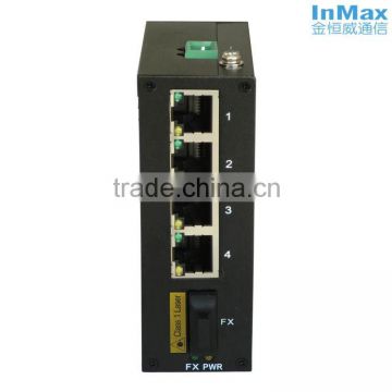 5 Port Unmanaged Industrial Ethernet networking Switches with 4+1G, InMax i305C