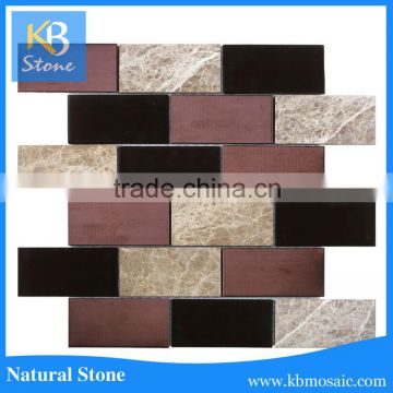 Mixed color mosaic for kitchen wall tiles