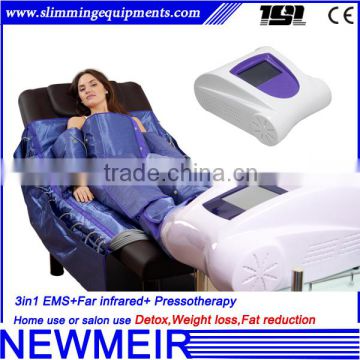 Portable lingmei ems far infrared lymph drainage pressotherapy air pressure presoterapy