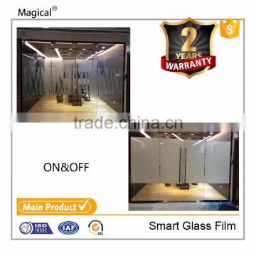 Customized Luxury 87% Transparency Electrical Switchable Smart Glass