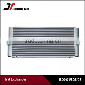 Aluminum plate bar hydraulic oil cooler for E330D excavator aftermarkets replacements