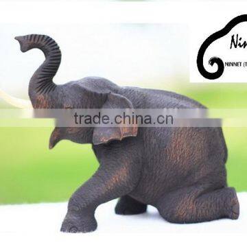 Wood Carved Elephant from Thailand