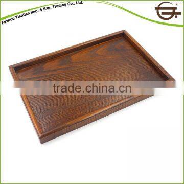 wholesale custom new design tea serving wood tray