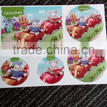 China direct factory customized children a4 self adhesive paper sticker/pvc stickers