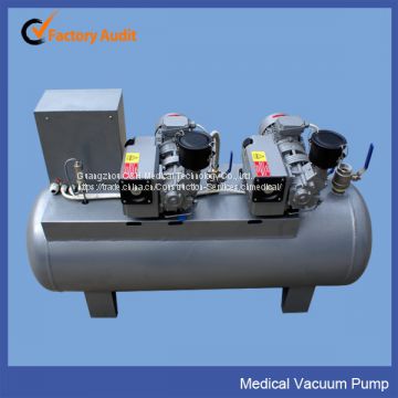 Hosital Central Medical Gas Pipeline System Equipment: Central Suction Piping Source of Suction Pumps Station Units