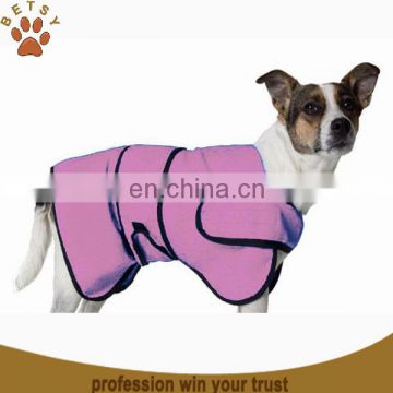 2015 hot sale microfiber dog bathrobe cute duck pattern clothes wholesale