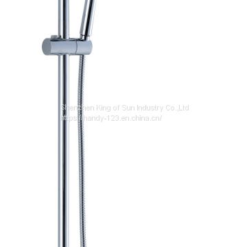 Wall Mounted Shower Faucets in Brass Chrome