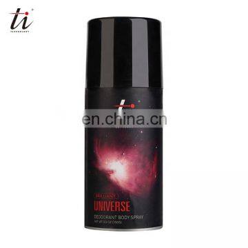 Professional Sport Body Spray for Deodorization, Ti Brilliant Deodorant Body Spray, Aerosol Body Deodorant with Sport Scent