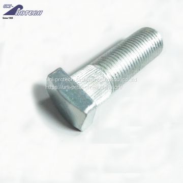 Square head with serration neck bolts