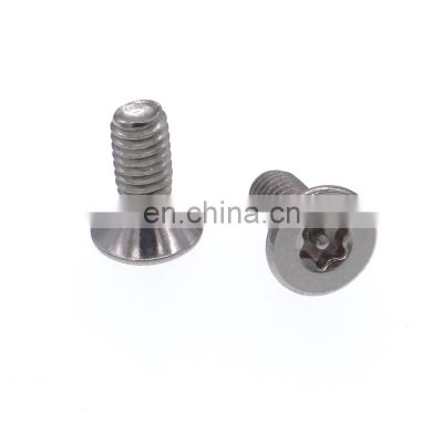 A2-70 countersunk torx head security screw with pin