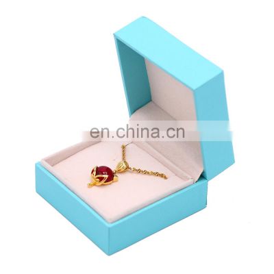 Custom Luxury Elegant Paper Cardboard Jewelry Packaging Box With Hot Stamping Logo