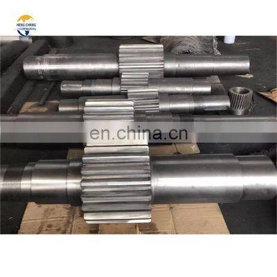 China professional Factory customized Wholesale Gear Shaft Wheel forged steel Herringbone Gear Roller Shaft for customer need
