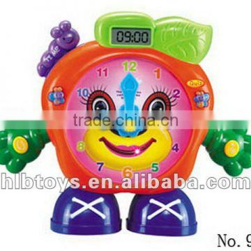 educational toy , Musical clock with lights
