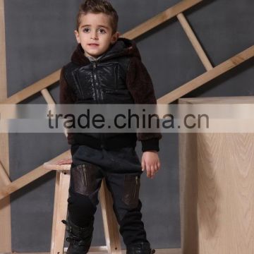 Leather velvet coats kids leggings dress designs/kids apparels suppliers