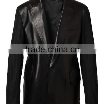 MMI leather jacket coat