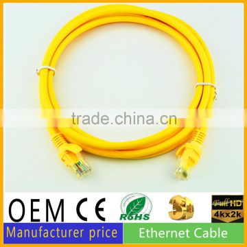 China supplier UL certification ethernet cable rj45 with customized length