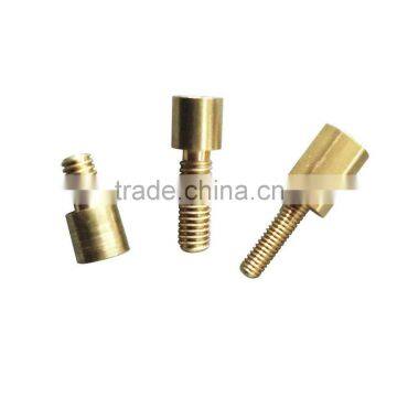custom precision CNC turning brass stud screw