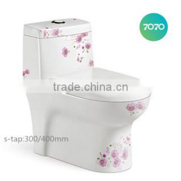 chaozhou Cheap siphonic One Piece s-trap sanitary ware toilet T872