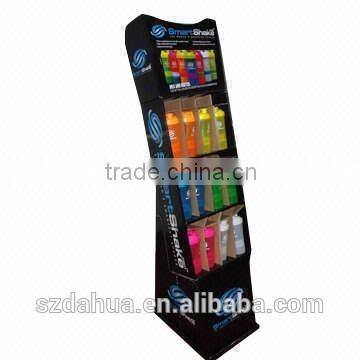 cardboard display stands with low moq in display racks