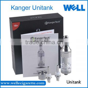 WELLECS---Most popular electronic cigarette clearomizer pyrex glass kanger unitank in stock for sell!