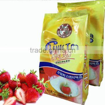 High quality bubble milk tea powder of strawberry