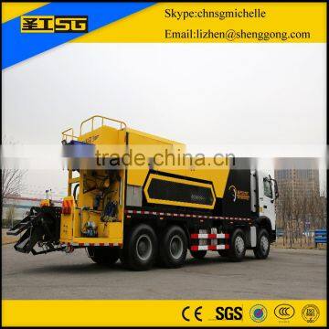 Professional Fiber surfacing paver,slurry paver for sale