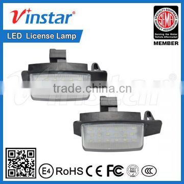 New Arrival 12V One year warranty18-smd High Power car led license plate lamp for Mitsubishi