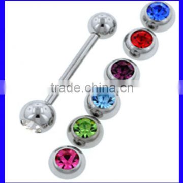 316L Stainless Steel Jewelry Tongue Ring Body Jewelry
