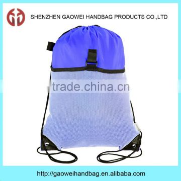 High quality cheap mens polyester drawstring backpack