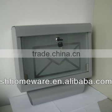 wall mounted steel letterbox
