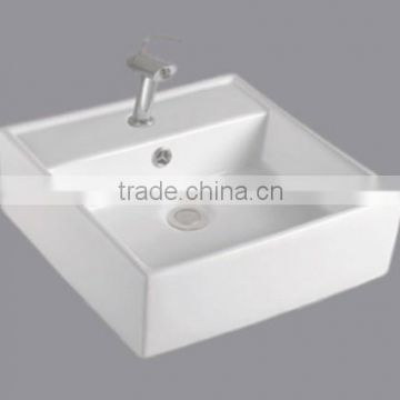 Simple Rectangular China Ceramic Cabinet Basin
