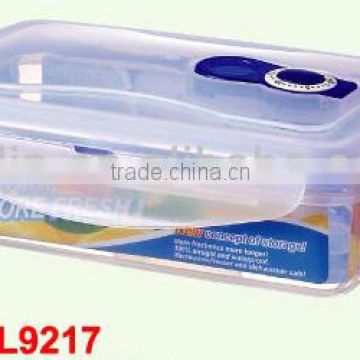 airtight microwave rectangle plastic food container