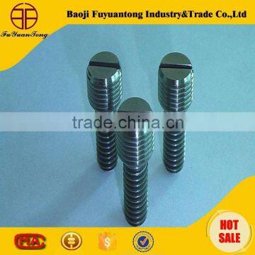 customized manufacturer of titanium bolt and screws in china