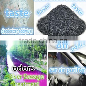 Odor absorber removal crushed activated carbon charcoal crushed