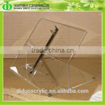 DDQ-Q016 Trade Assurance Clear Acrylic Catalogue Stand