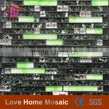 Hot sale new design home decoration self adhesive wall tile stickers mosaic for bathroom decor,kitchen decor